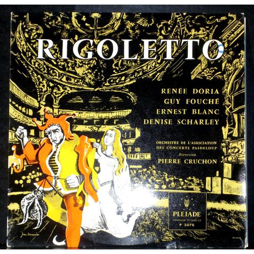 Verdi Rigoletto (Extraits En Français) Pierre Cruchon Renée Doria  Guy Fouché  Ernest Blanc  Denise Scharley  Pasdeloup