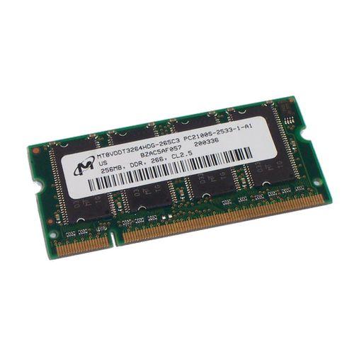 Micron 256 Mo SO DIMM 200 broches PC2100S CL2.5