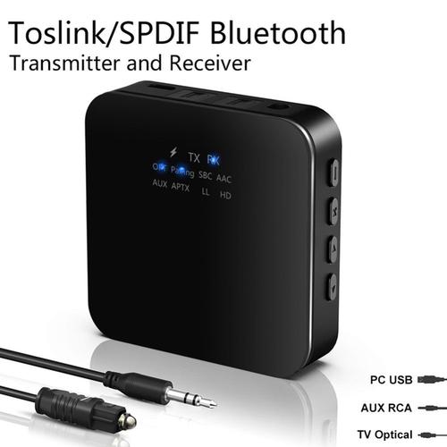 Adaptateur de Musique Sans Bluetooth 5.0 Audio Transmetteur Bt LL HD Jack RCA / SPDIF / 3,5 Mm