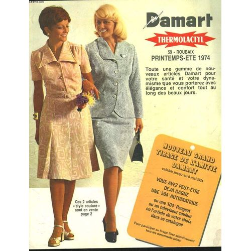 Catalogue Damart Thermolactyl Printemps-Ete 1974.