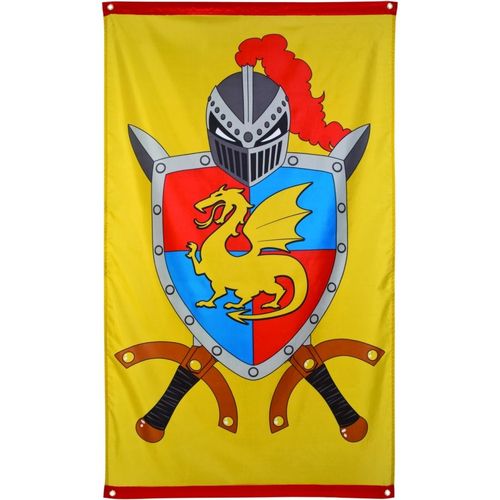 Drapeau De Chevaliers Et Dragons