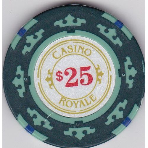 007 - James Bond - Casino Royale - Jeton Poker  25 $