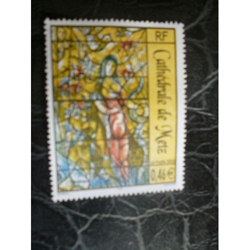 Timbre "Vitrail Cathédrale De Metz".3