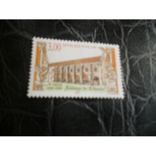 Timbre "900 Ans Abbaye De Citeaux (Côte D'or ) :1098-1998