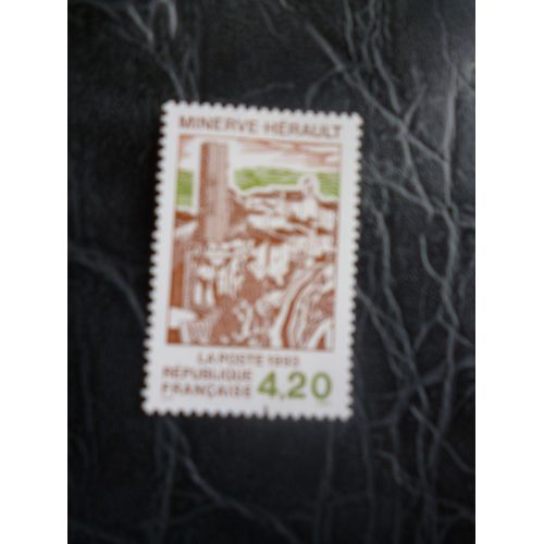 Timbre "Minerve Dans L'hérault".
