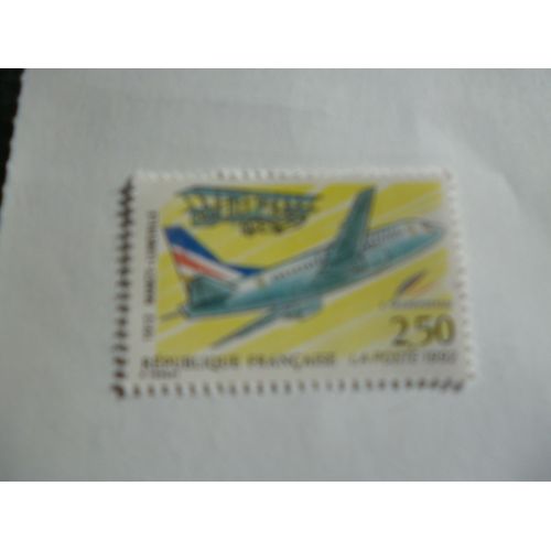 Timbre "L'aéropostale Nancy-Lunéville 1912-1992".