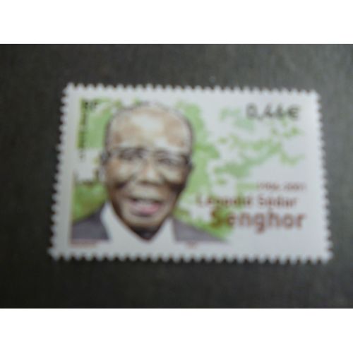 Timbre "Leopold Sedar Senghor :1904-2001".