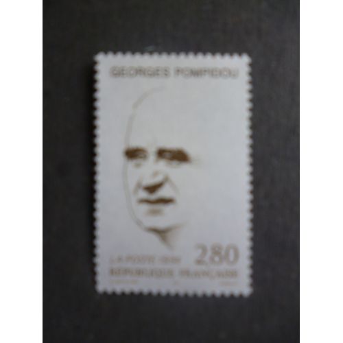 Timbre "Georges Pompidou".