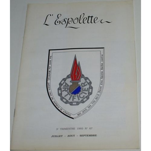 L Espolette N 67 1993 Naufrage Mer De Chine Les Grands Soldats D Algerie Etc...