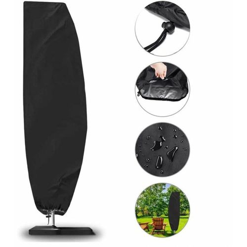 Housse De Parasol, Housse De Parasol De Jardin 210d Pour Grand Parasol Déporté 210d De 2 À 4 M,