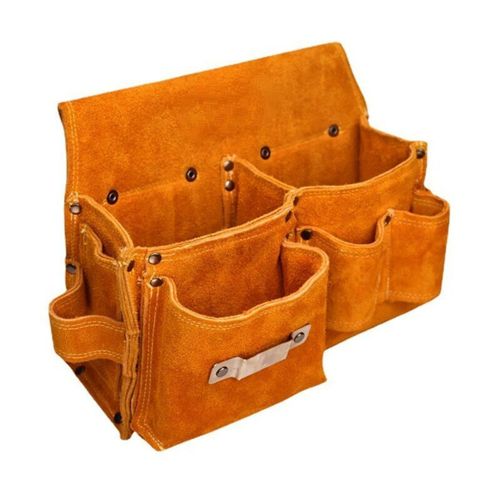Sac de ceinture Sac de ceinture de charpentier Ceinture à outils en cuir avec porte-marteau
