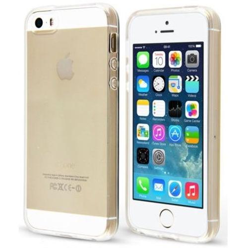 Coque Silicone Gel ★ Totalement Transparent ★ Iphone 5s ★ Sindona®