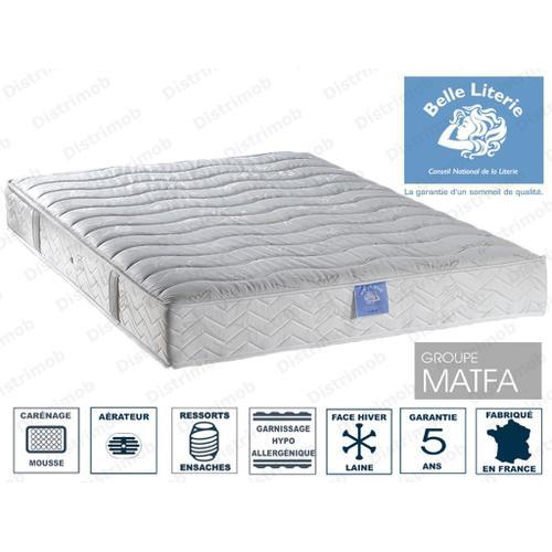 Matelas Sardem Belle Literie Passion Ressorts Ensachés 90x190