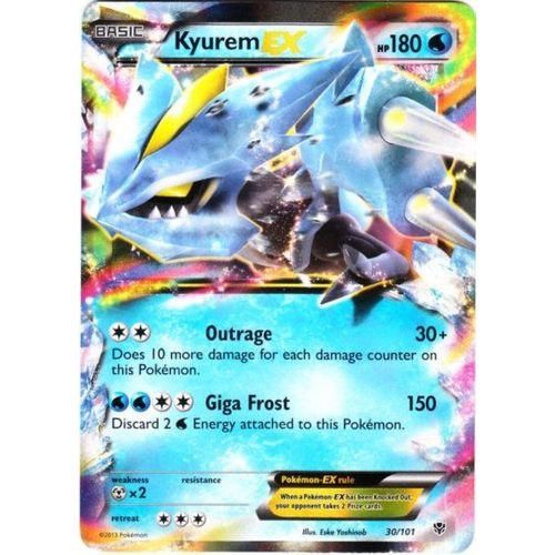 Kyurem Ex (30/101) Explosion Plamsa Carte Française