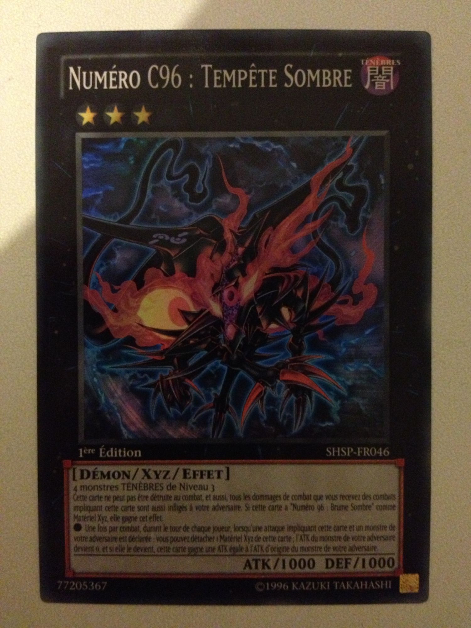 Numéro C96: Tempête Sombre - Shsp - Fr046 Super Rare