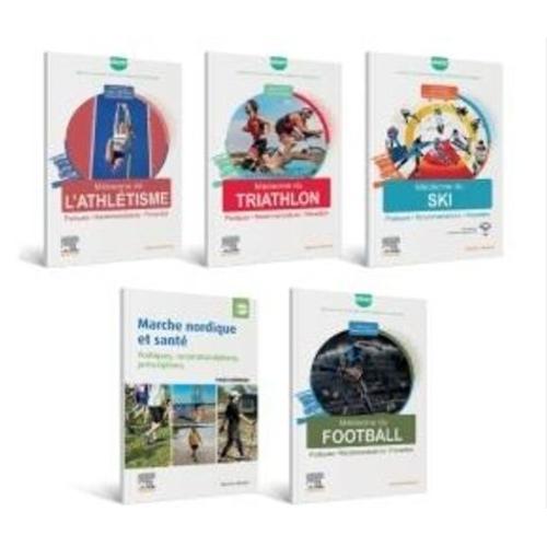 Pack Médecine Du Sport - Pack En 5 Volumes : Marche Nordique Et Santé - Médecine De L'athlétisme - Médecine Du Football - Médecine Du Ski - Médecine Du Triathlon