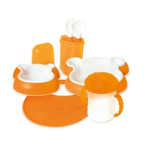 Set Repas Ours Orange