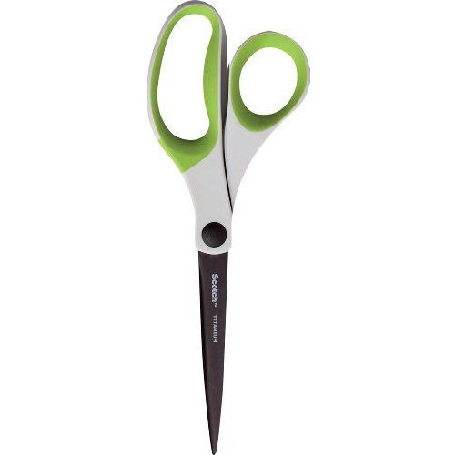 3M Scotch Ciseaux titanium, longueur: 200 mm, vert/blanc,