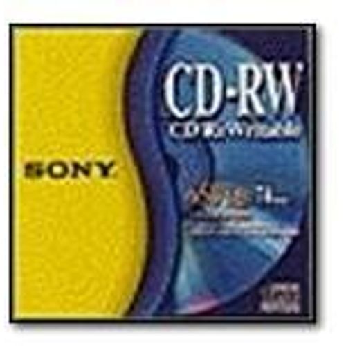 Sony - CD-RW - 650 Mo (74 min) 4x - boîtier CD