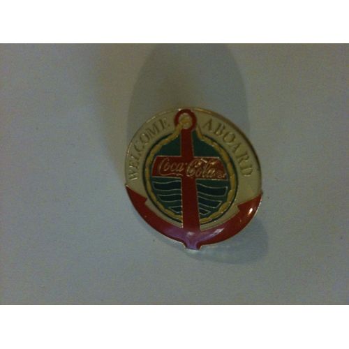 Pin's Coca-Cola Welcome Aboard