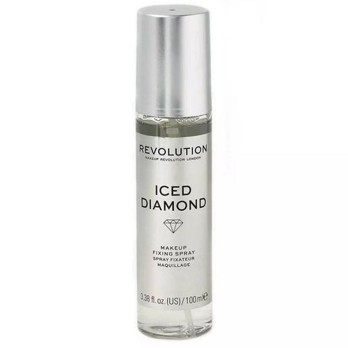 Makeup Revolution - Spray Fixateur De Maquillage Precious Stone - Iced Diamond 