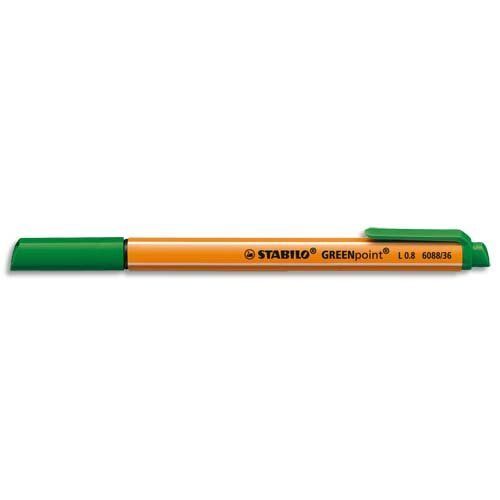 Stabilo 6088/36 Stylo Feutre Pointe 0,8 Mm Vert Lot De 10