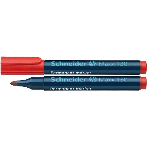 Schneider 130 Marqueur Permanent, Pointe Ogive, Rouge