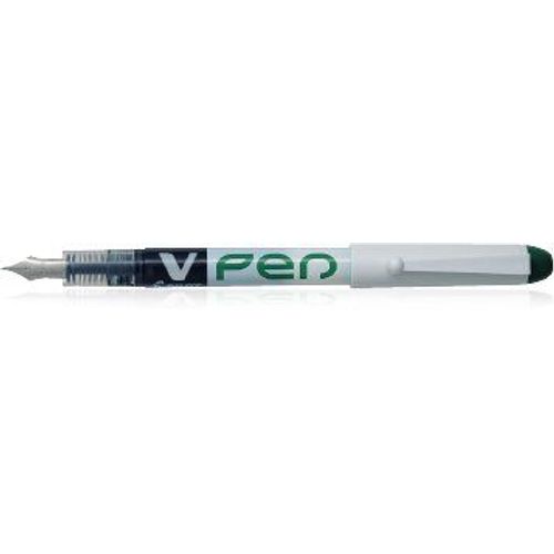 Pilot V-Pen Stylo À Plume Jetable Largeur De Trait 0,4 Mm Encre Liquide Vert ...