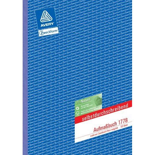 Avery Zweckform Formularbuch "Aufmaá", Sd, A4, 50 Blatt