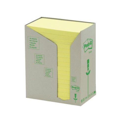 3m Post-It Bloc-Notes  Adhésif Recyclable, 127x76 Mm, Jaune