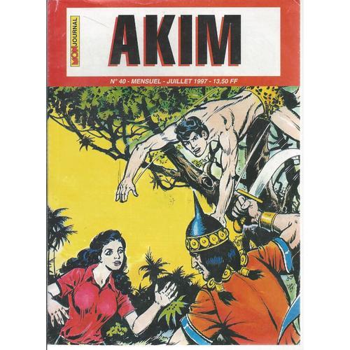 Akim N° 40 ( 10 Juillet 1997 ) : " Les Géants De La Forêt Morte " ( Akim + Puma Noir + Le Justicier Masqué )