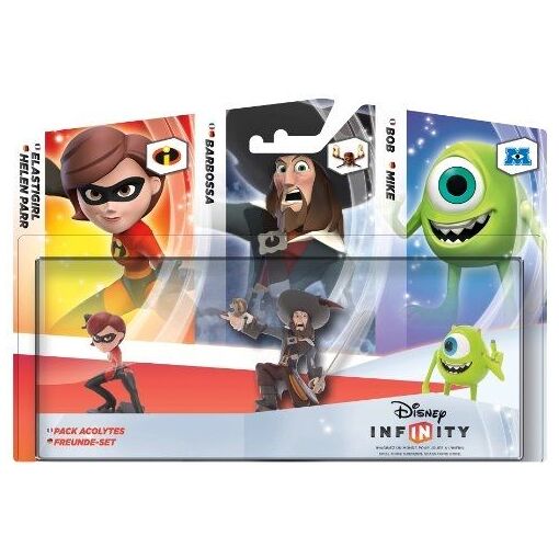 Disney Infinity Pack de Compagnons (Bob-Elastigirl-Barbossa)