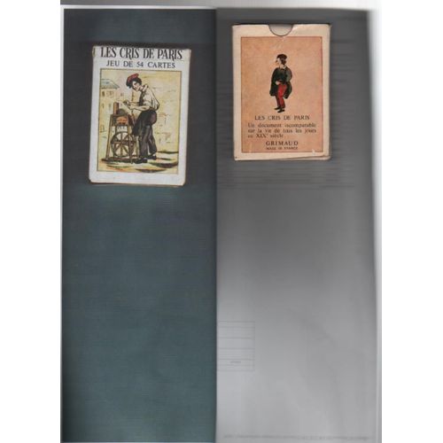LES CRIS DE PARIS 54枚のカード Jeu de 54 cartes les Cris de Paris - jeux societe | Rakuten