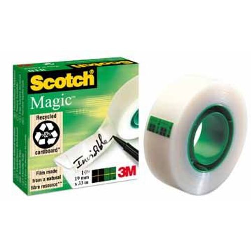 Scotch® Ruban Adhésif Magic Tape Ft 19 Mm X 33 M