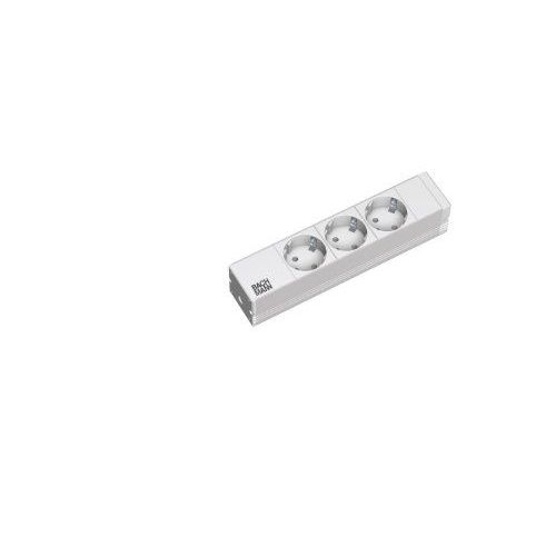 Bachmann - Coupe-circuit (rack-montable) - connecteurs de sortie : 3 - 1U - 10" - 2 m - Allemagne - argent, gris clair, RAL 7035