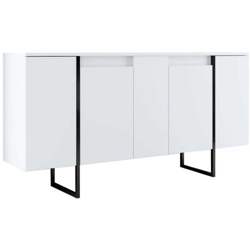 Buffet En Aggloméré Pieds En Métal Luxe