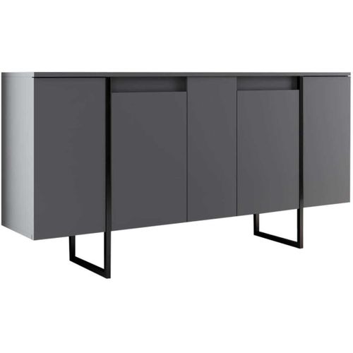 Buffet En Aggloméré Pieds En Métal Luxe