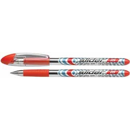 Schneider Stylo Bille Slider Largeur De Trait: 0,5 Mm, Rouge 10 Unité(S)