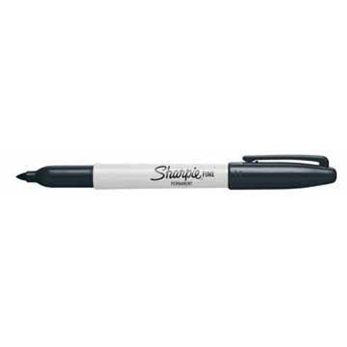 Sharpie Marqueur Permanent Fine Noir 12 Unité(S)