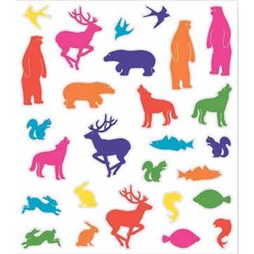 Agipa Gommettes 54 Étiquettes, Motifs Animaux 10 Unité(S)