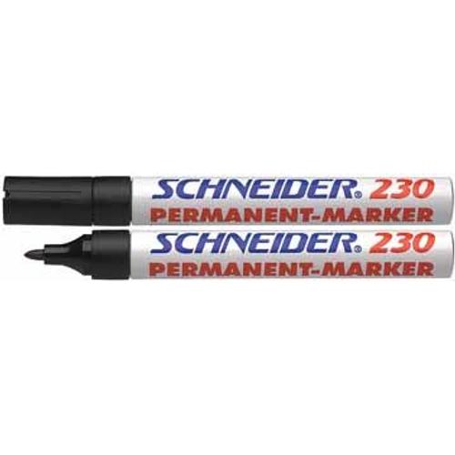 Schneider Marqueur Permanent 230 Noir 10 Unité(S)