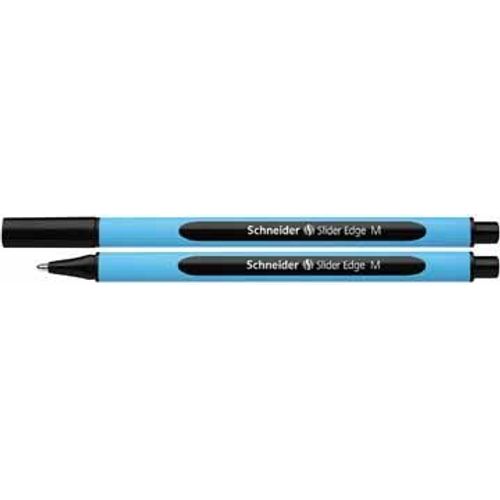 Schneider Stylo Bille Slider Edge Pointe Médium, Noir 10 Unité(S)