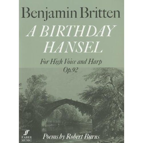 Britten Birthday Hansel High Voice/Harpe