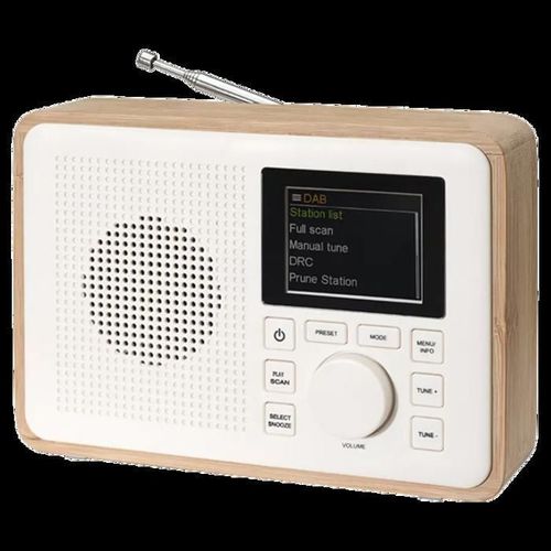 Denver DAB-60LW ligne verte (DAB, DAB+ DAB, Bluetooth), Radio, Beige, Blanc