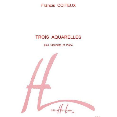 Aquarelles Clarinette Et Piano