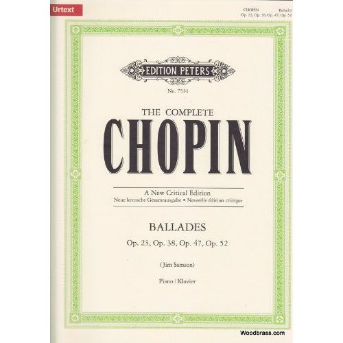Balladen Opus 23,  38,  47 Und 52 Klavier