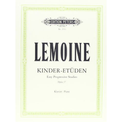 Kinder-Etüden Opus 37 Klavier
