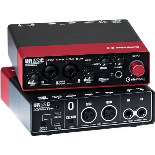 STEINBERG - UR22C RED - Interface Audio USB 3 rouge