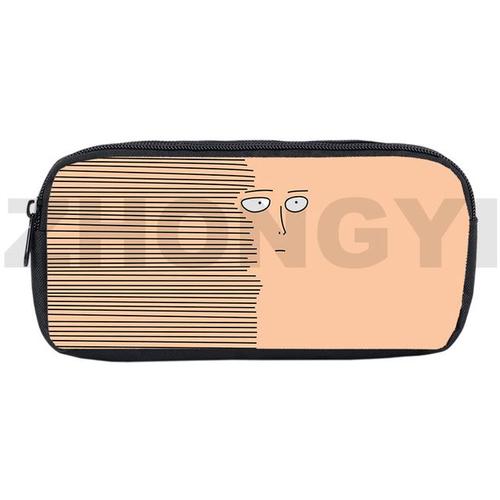 Trousse Cadeau De Papeterie Trendy Japan Anime 3d Print One-Punch Man Pencil Case Cosplay Cartoon Cosmetic Cases Kids Preppy Storage Bag Lipstick Bag