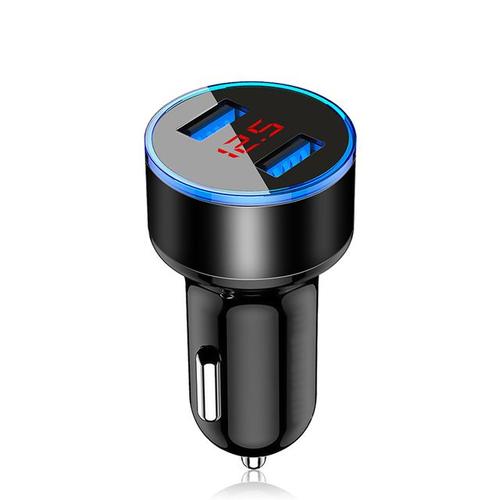 Chargeur Double Usb 3.1a Pour Voiture Et Téléphone Portable Affichage Led Adaptateur Pour Huawei Xiaomi Samsung S8 Iphone11 Pro 6s 7 8 Plus 11